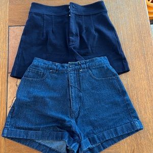 High waisted shorts bundle
